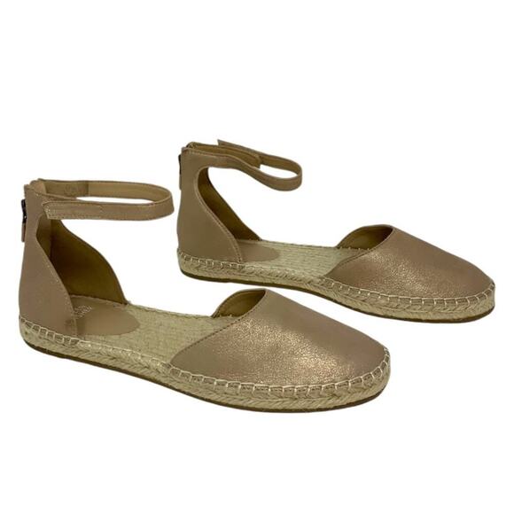 Eileen Fisher Lala Espadrille Flat In Light Gold Size 9 NWT $195 MSRP - Picture 2 of 7